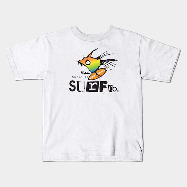 Makakoo Surf Co. Kids T-Shirt by Makakoo Designs